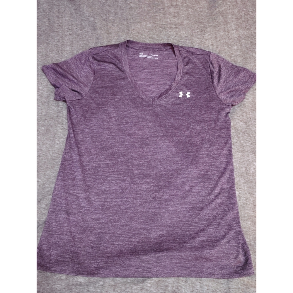 Under Armour Purple Fitted Short Sleeve T-Shirt